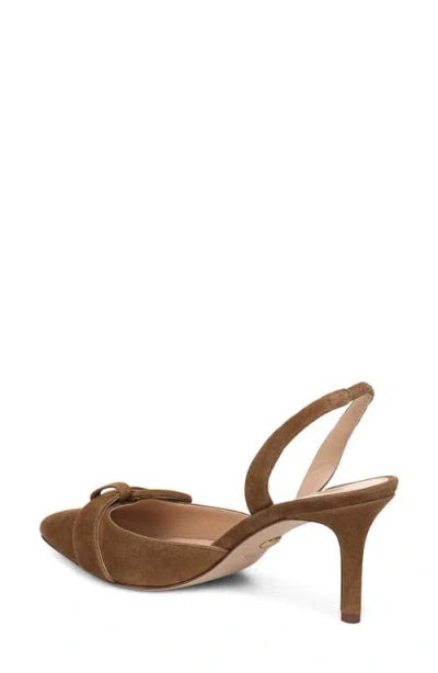 Veronica Beard Loralyn Slingback Pointed Toe Pump In Brown