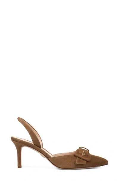 Veronica Beard Loralyn Slingback Pointed Toe Pump In Brown