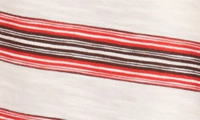 Moncler Stripe Polo In Multi