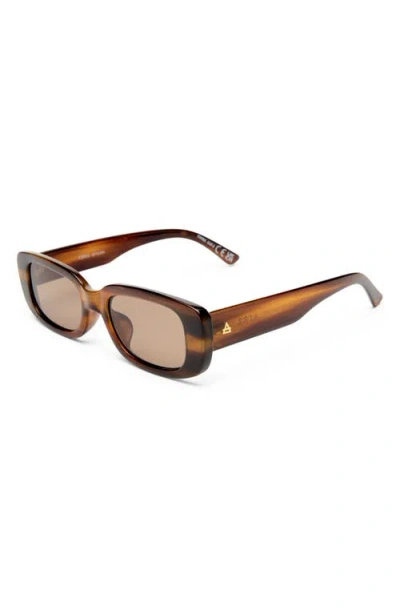 Aire Ceres 51mm Rectangular Sunglasses In Green