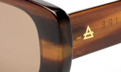 Aire Ceres 51mm Rectangular Sunglasses In Green