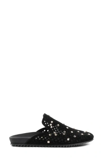 Pedro Garcia Braidy Studded Mule In Black