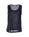 Alexander Wang T Tank Top In Dark Blue