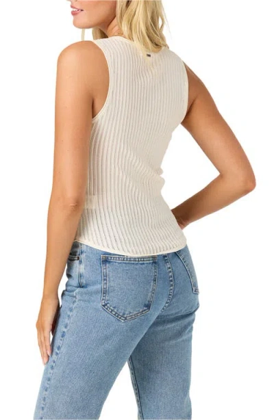 O'neill Caldwell Open Knit Tank In White