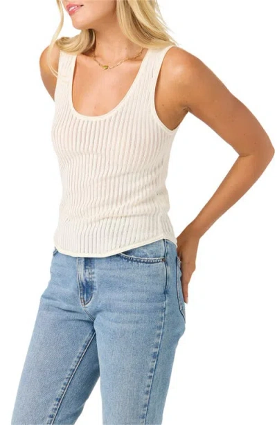 O'neill Caldwell Open Knit Tank In White