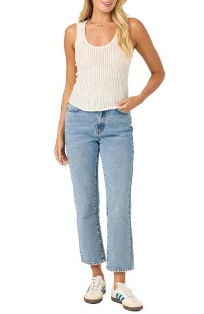 O'neill Caldwell Open Knit Tank In White