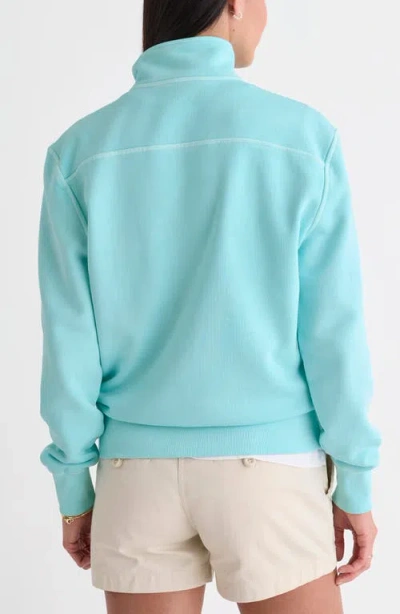 Vineyard Vines Shep Quarter Zip Pullover In Blue