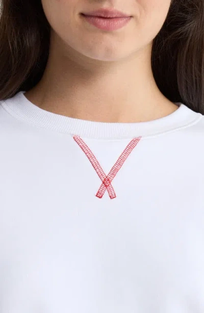 G/fore Classic Sweatshirt In White