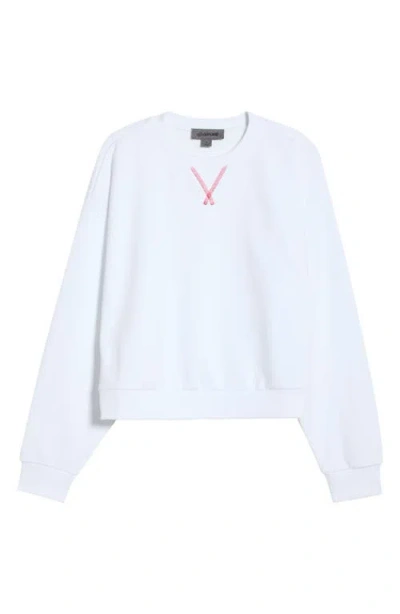 G/fore Classic Sweatshirt In White