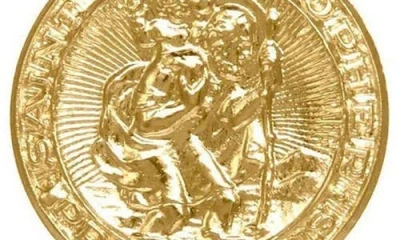 Kozakh Saint Christopher Charm In Pattern