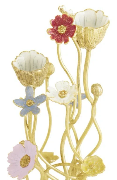 Michael Aram Wildflowers 2-piece Candleholder Set In Gold