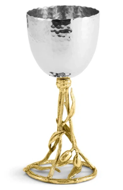 Michael Aram Olive Branch Kiddush Cup In Silver