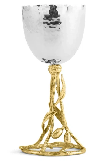 Michael Aram Olive Branch Kiddush Cup In Silver