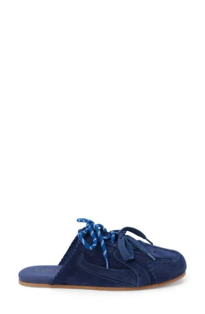 Coconuts By Matisse Devyl Lace-up Mule In Blue