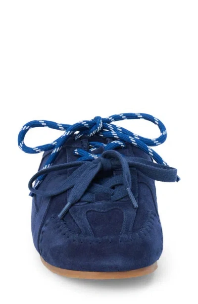 Coconuts By Matisse Devyl Lace-up Mule In Blue