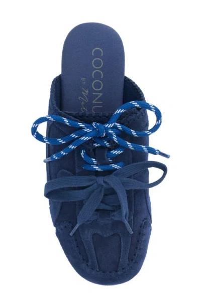 Coconuts By Matisse Devyl Lace-up Mule In Blue
