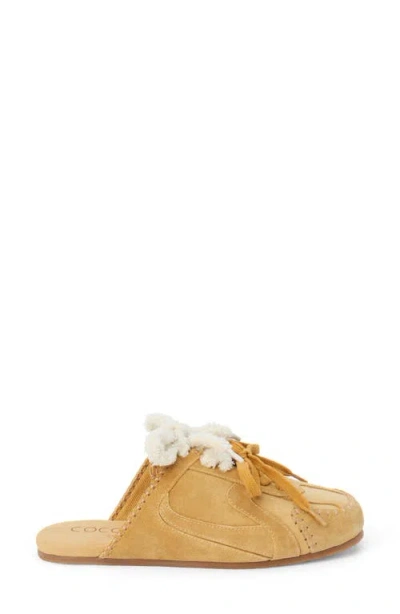 Coconuts By Matisse Devyl Lace-up Mule In Gold
