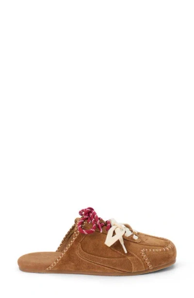 Coconuts By Matisse Devyl Lace-up Mule In Brown