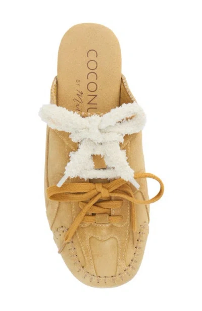 Coconuts By Matisse Devyl Lace-up Mule In Gold