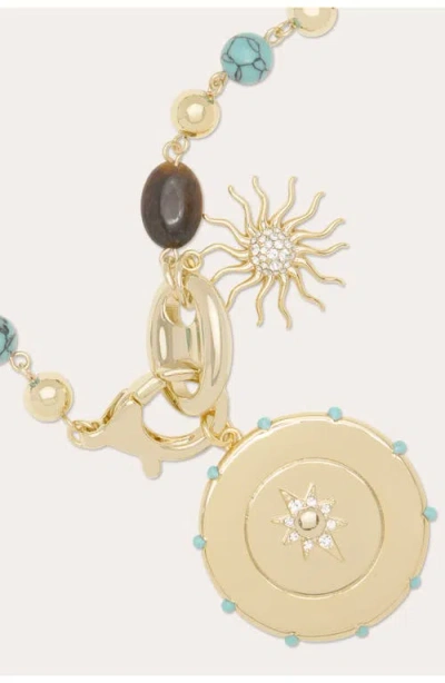 Ramy Brook Serra Gemstone Statement Necklace In Gold