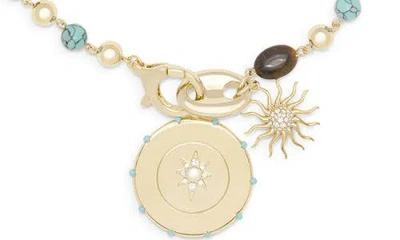 Ramy Brook Serra Gemstone Statement Necklace In Gold