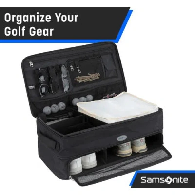 Samsonite Expandable Golf Trunk Organizer In Black