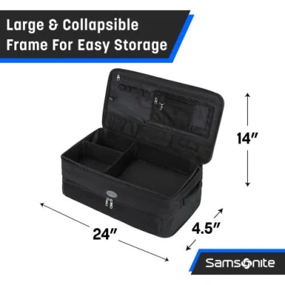 Samsonite Expandable Golf Trunk Organizer In Black