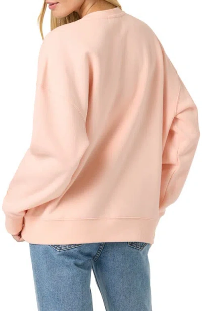 O'neill Chore Break Oversized Graphic Sweatshirt In Pink