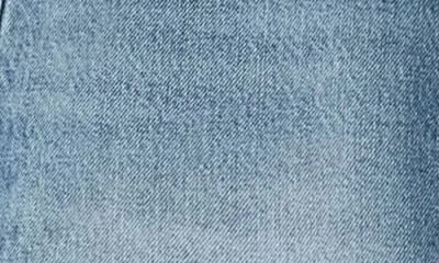 Mango Cutoff Denim Shorts In Blue