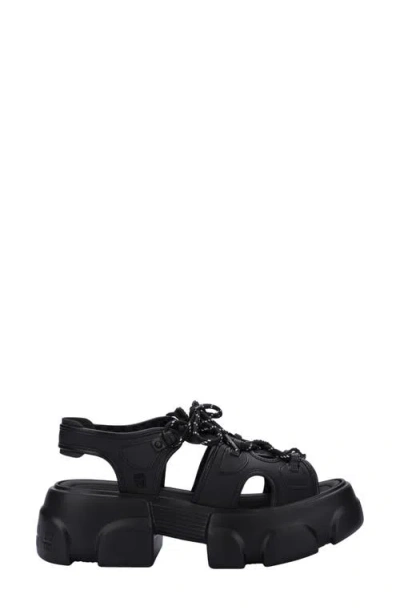 Melissa Camp Platform Sandal In Black