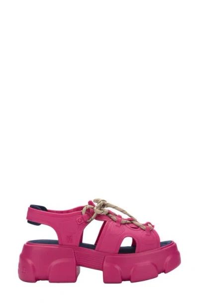 Melissa Camp Platform Sandal In Red