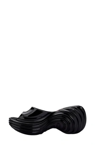 Melissa X Diesel Quantum Platform Wave Slides In Black