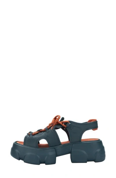 Melissa Camp Platform Sandal In Green