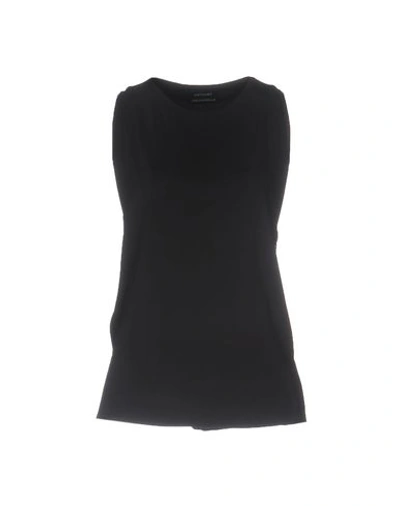 Anthony Vaccarello Tops In Black
