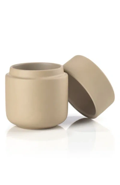 Zone Denmark Ume Ceramic Jar In Brown
