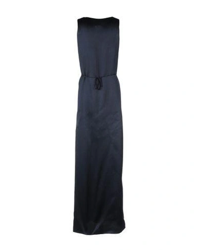 Shop Maiyet Long Dress In Dark Blue