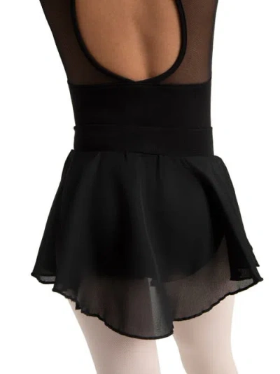 Capezio Pull On Skirt Georgette In Black