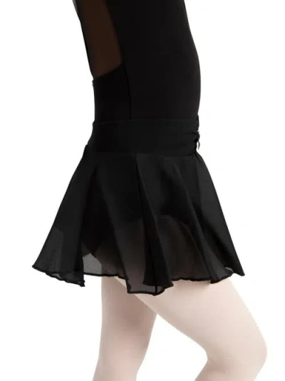 Capezio Pull On Skirt Georgette In Black