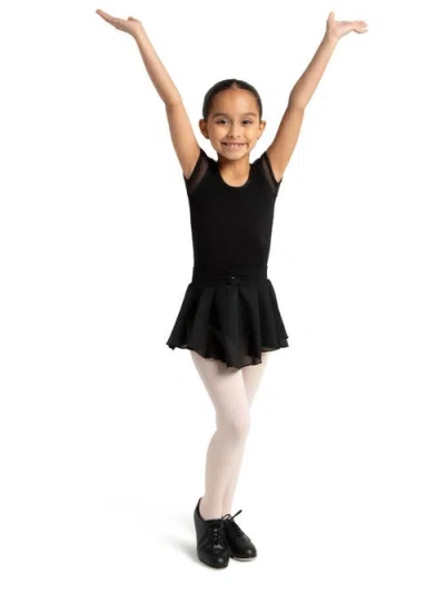 Capezio Pull On Skirt Georgette In Black