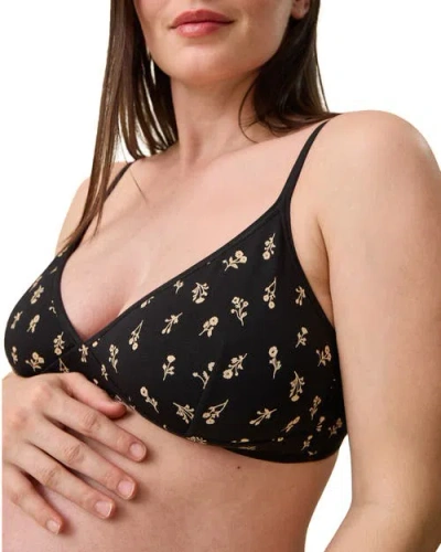 Kindred Bravely Every Stage Triangle Bralette In Black