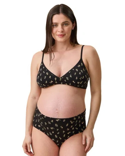Kindred Bravely Every Stage Triangle Bralette In Black