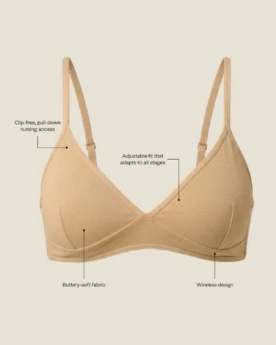 Kindred Bravely Every Stage Triangle Bralette In Black
