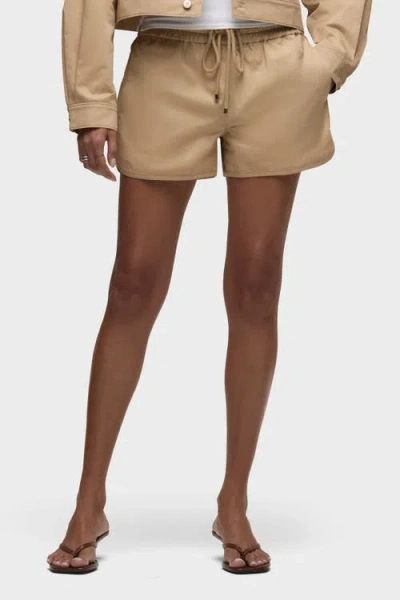 Hudson Jeans Drawstring Short In Brown
