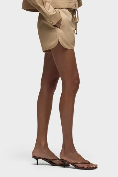 Hudson Jeans Drawstring Short In Brown