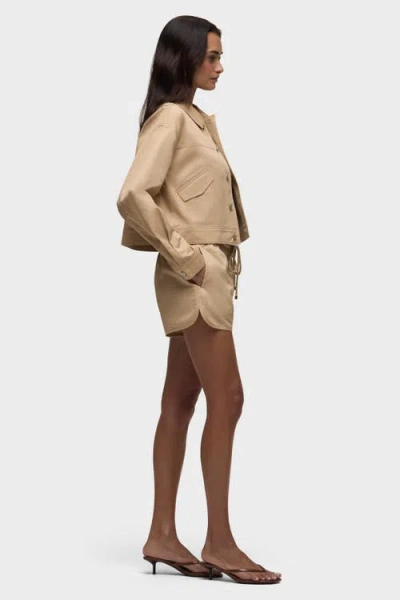 Hudson Jeans Drawstring Short In Brown