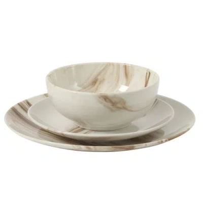 Gibson Home Cloudlight Decorated Porcelain Dinnerware Set In Multi