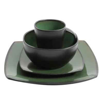 Gibson Elite Soho Lounge Square Stoneware Dinnerware Set In Multi