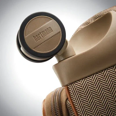 Hartmann Herringbone Deluxe Extended Journey Expandable Spinner In Brown