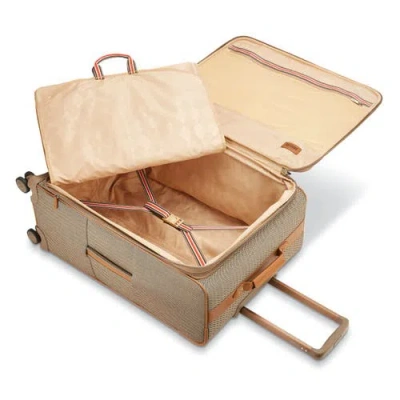 Hartmann Herringbone Deluxe Extended Journey Expandable Spinner In Brown