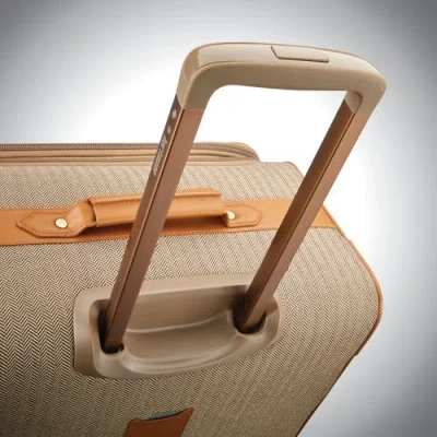 Hartmann Herringbone Deluxe Extended Journey Expandable Spinner In Brown